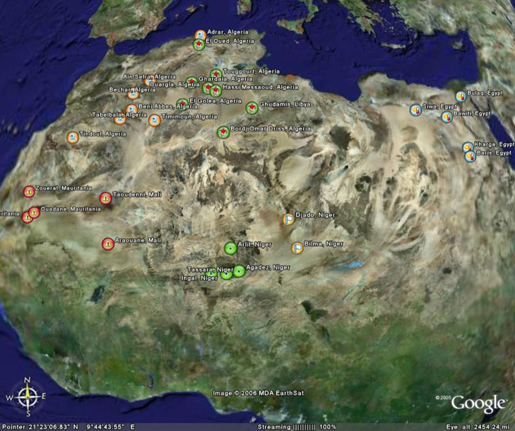 Sahara Desert Oasis Map Lesson 7: Climates Of Africa - Forming Of The Sahara Desert