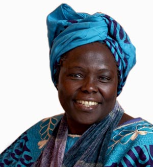 Photo of Wangari Maathai - Contact your instructor if you are unable to see or interpret this graphic.