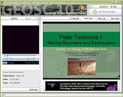 screen shot of Mediasite Live - Contact your instructor if you have any trouble viewing this image